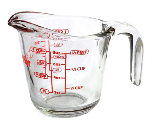 Anchor 8 oz Glass Measuring Jug ถ้วยตวงแก้ว 8 ออนซ์